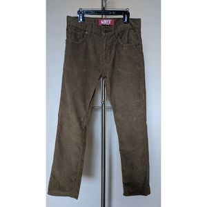 Mens Boys 28" Skinny 510 Corduroy Jeans Pants